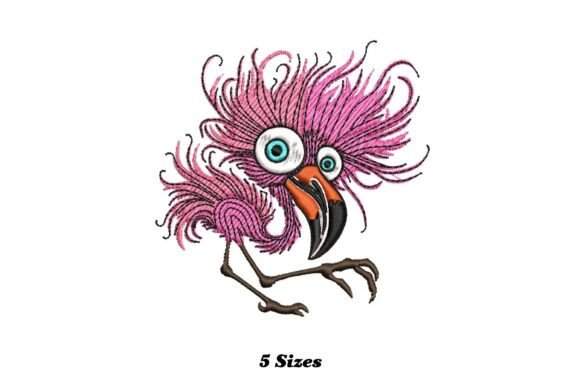 Crazy Flamingo: A Quirky, Commercial-Ready Bird Design